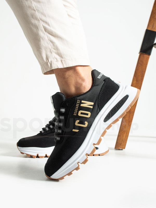 حذاء سنيكرز رجالي Dsquared2 ICON بتفاصيل شعار